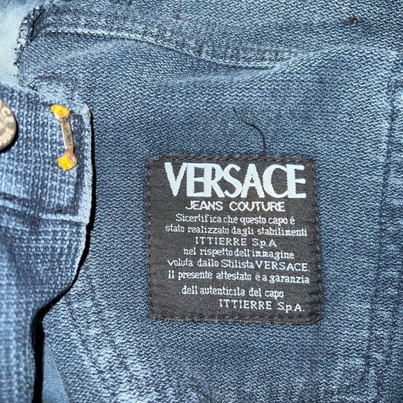 Authentic Vintage Versace Jeans Blue Denim - Picture 2 of 13